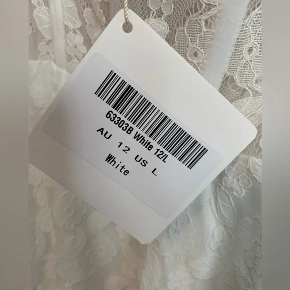 NWT Angel Biba White Corset Top Mini Dress Size M - Picture 6 of 7